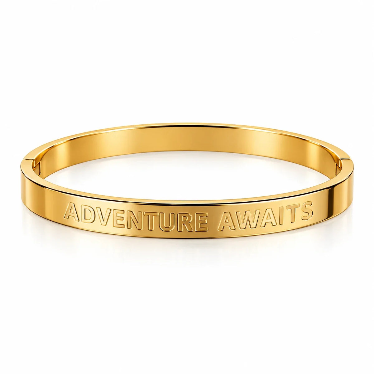 Adventure Awaits gold